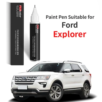 Caneta de tinta Adequado para Ford Explorer Pintura Especial Fixador Branco 2020 Explorer Carro Suprimentos Acessórios da Coleção Completa do Carro