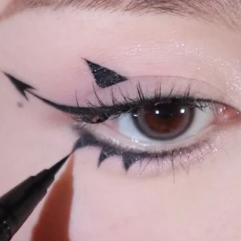 Ultra-fino de Líquido Última Inferior dos Cílios Delineador Caneta coreano Maquiagem para Mulheres Impermeável Longa Seca Rápido, Suave lápis de Olho Cosméticos